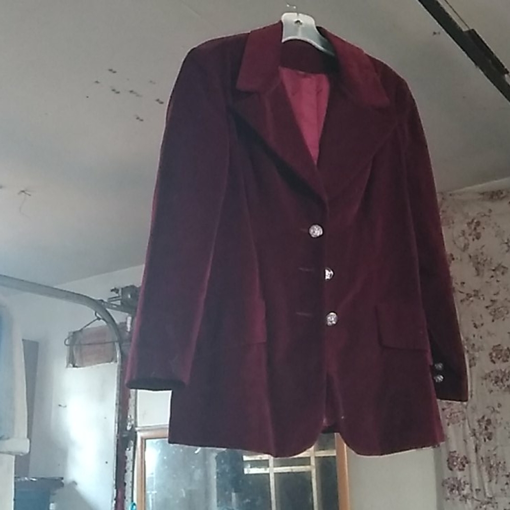 Velvet blazer